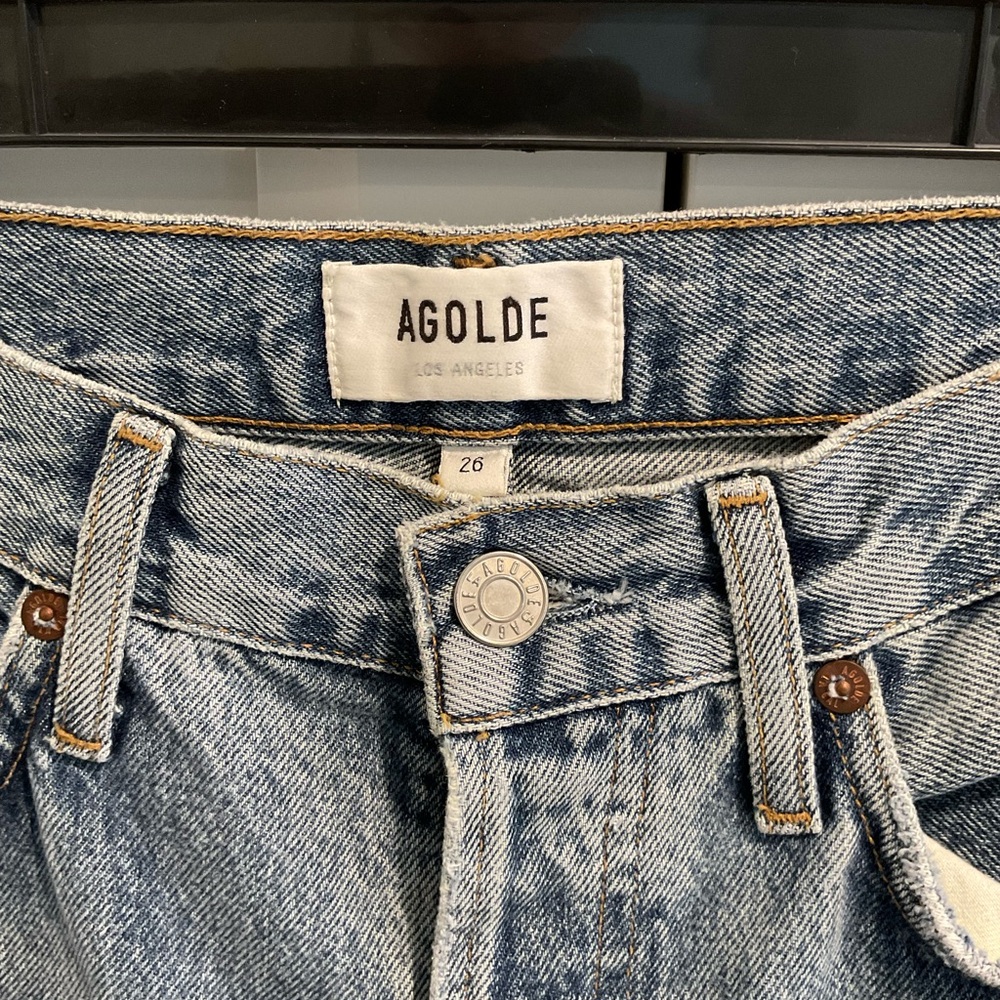 Agolde Riley Jeans Size 26 - Picture 2 of 9
